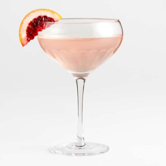 Neils Other - Niels Roadster 10-Oz. Etched Coupe Glass Set of Four